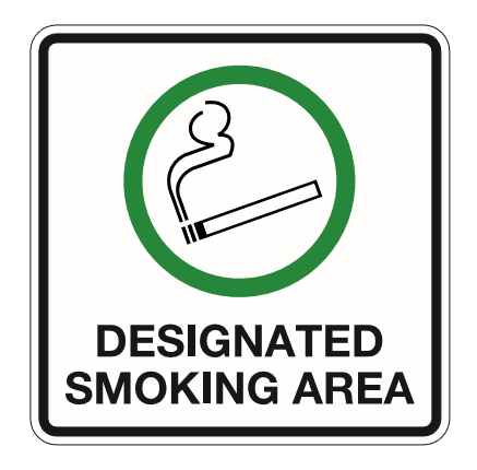 Designated Smoking Area – Nexgen Signs and Printing